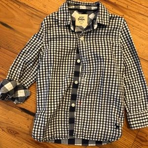 Mini Boden boys button up shirt